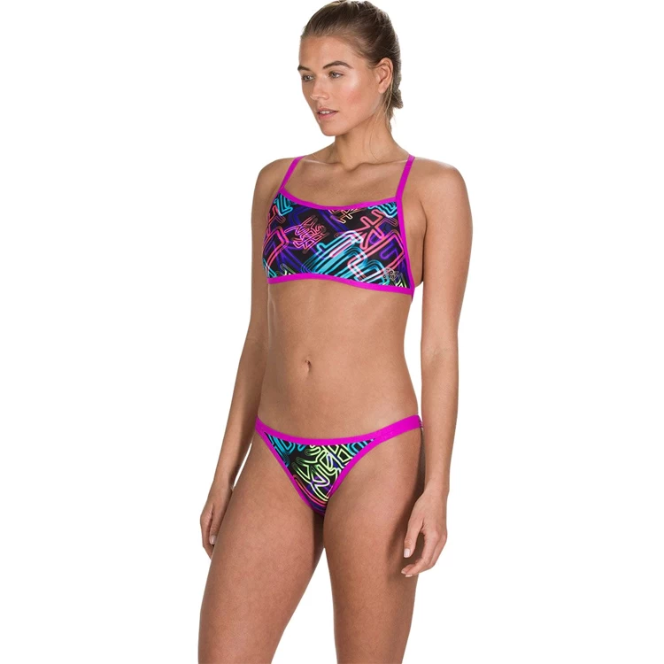 Купальник Speedo KANJINEON CROSS TIEBACK TOP AF / Женский / 28 / Фиолетовый photo 4
